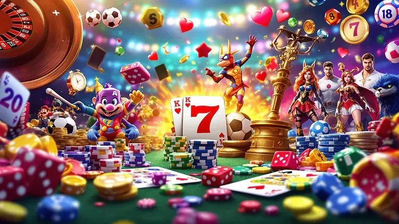 Tampilan tema permainan reel dan slot di NAGA1001